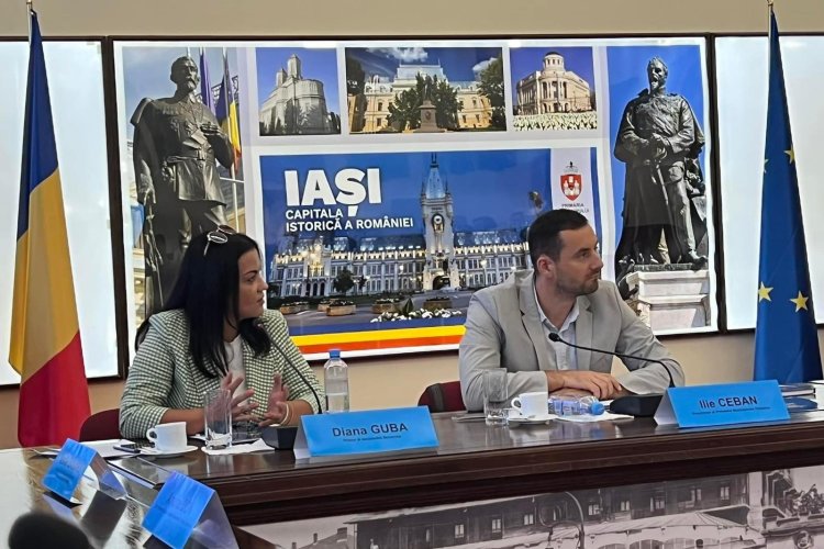 Alături de colegii săi, Pretorul sectorului Botanica a participat la o dezbatere privind instituția poliției locale, desfășurată la Iași, România - Pretura Botanica